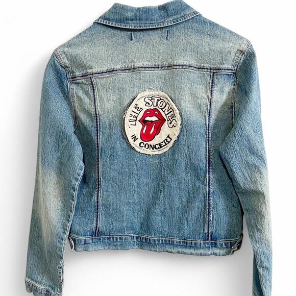 Vintage rolling stones denim jacket - Picture 1 of 7